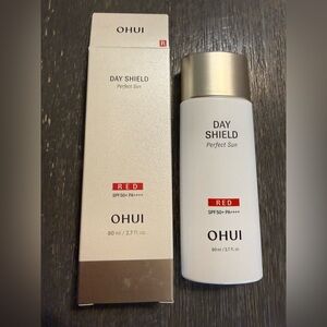 OHUI Day Shield Perfect Sun Red SPF50+ PA++++ 80ml Jumbo size. O HUI